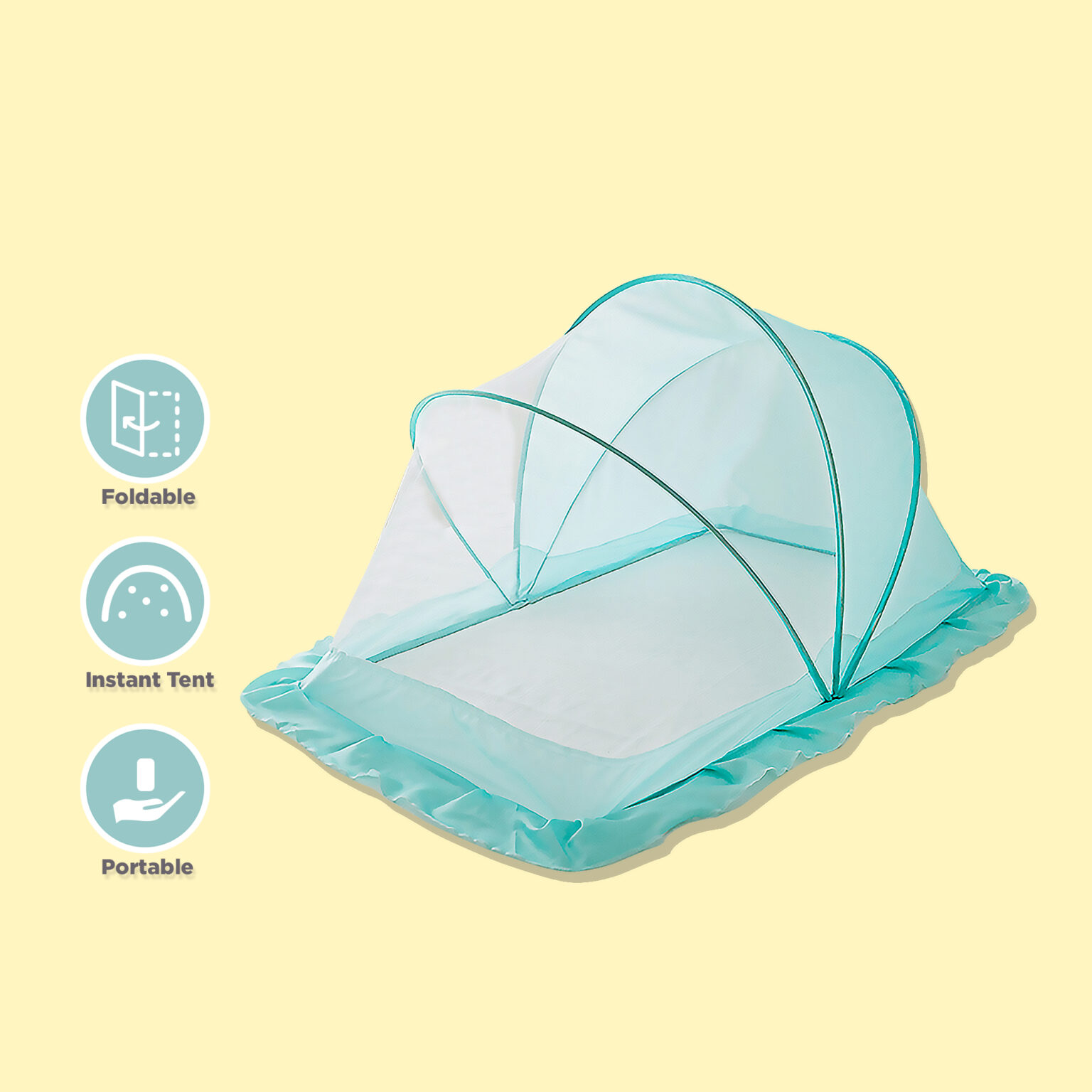 Collapsible Baby Mosquito Net, Instant Portable Pop up